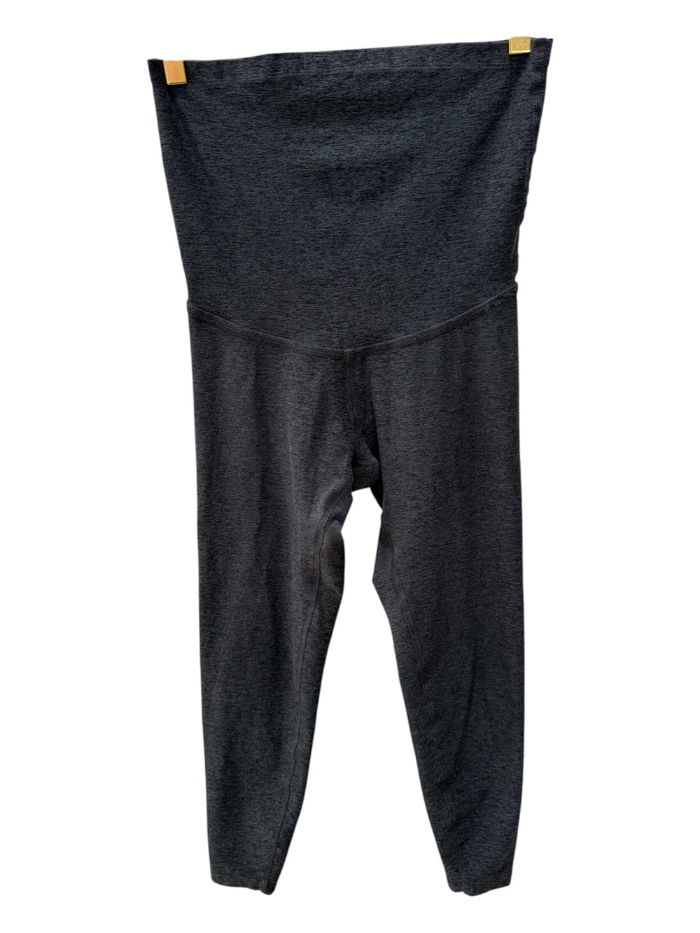 Beyond the Bump by Beyond Yoga Maternity S Gray Ankle Leggings High Rise